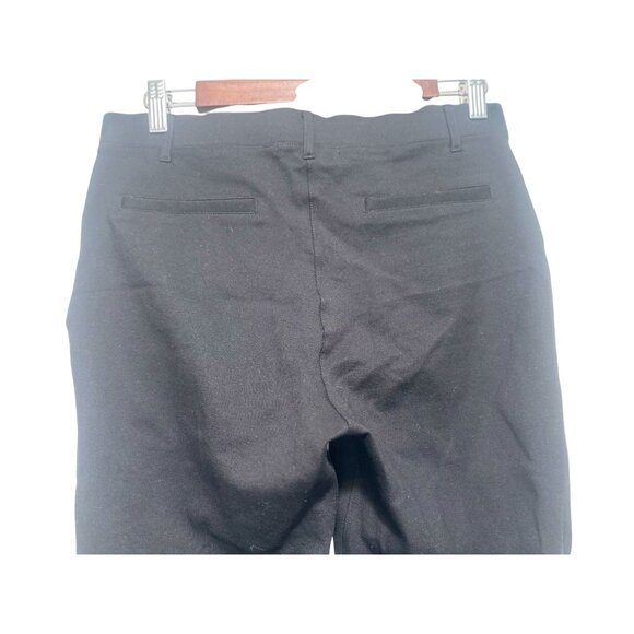 Quince Ultra Stretch Ponte Straight Leg Pants Womes Petite Medium Black Office - Picture 8 of 12